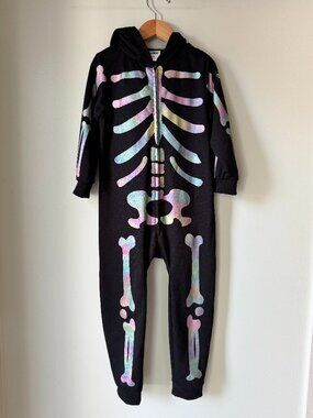 Toddler Boy's Iridescent Skeleton Costume- Tipsy Elves